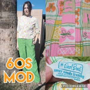 Vintage Mod Butterfly Top